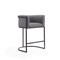 Manhattan Comfort Cosmopolitan Counter Stool in Grey and Black CS008-GY - alternate 1